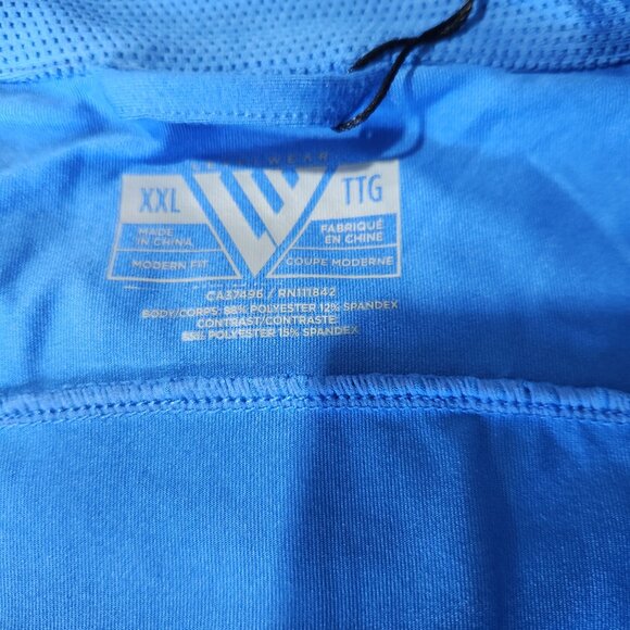 Level Wear Golf Zip-Up Jacket Long Sleeve Pockets Women's XXL Blue NWT - Picture 10 of 14